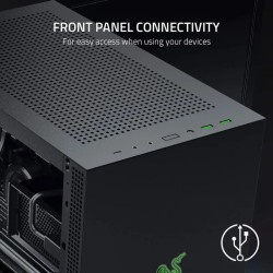 Razer Tomahawk Mini-ITX Gaming Cristal Templado Negra