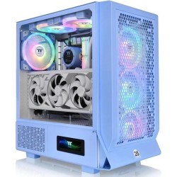 Thermaltake Ceres 330 TG Hydrangea Blue Mid Tower ATX Cristal Templado USB-C Azul