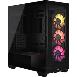 Corsair iCUE LINK 3500X RGB Semi Torre ATX Cristal Templado USB-C Negra