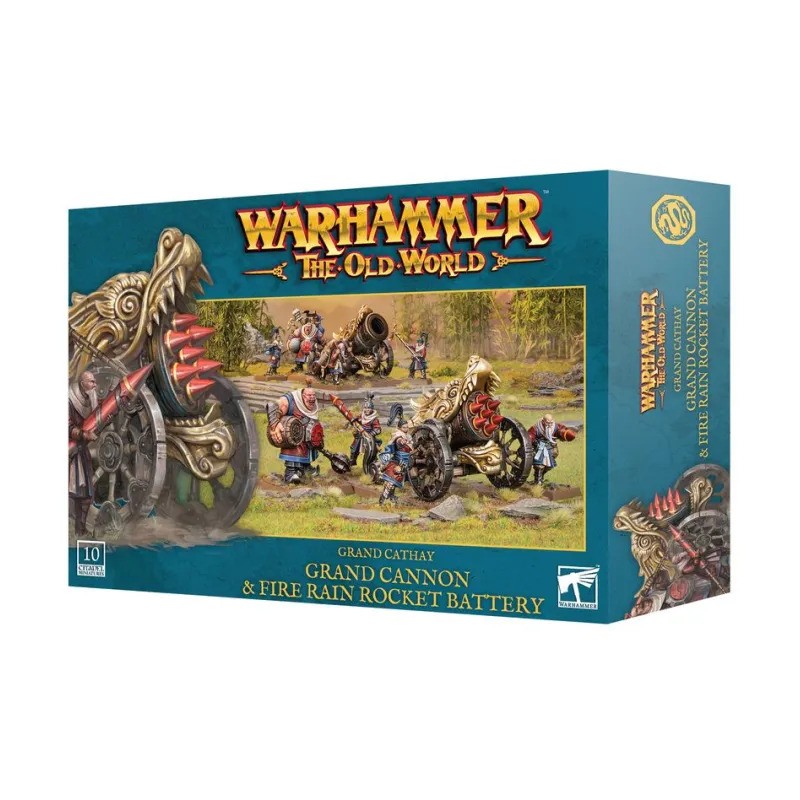 Grand Cannon & Fire Rain Rocket Battery Grand Cathay The Old World Warhammer