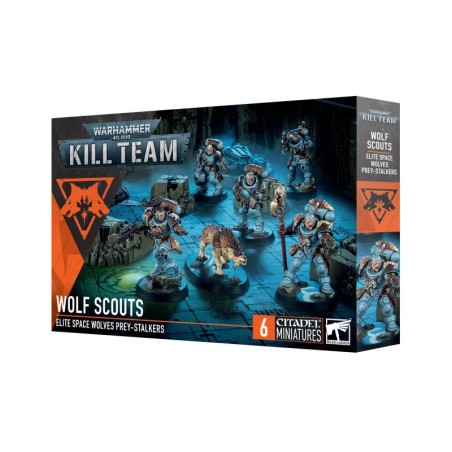 Comando de Exploradores Lobo Space Wolves Kill Team Warhammer 40.000