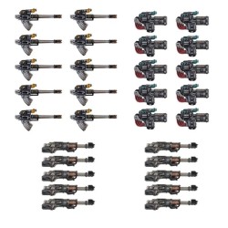 Heavy Weapons Upgrade Set – Volkite Culverins, Lascannons and Autocannons