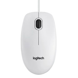 Logitech 910-003360 B100 Ratón 800DPI Blanco