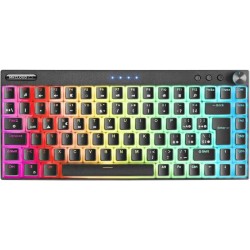 Mars Gaming MKCLOUDBRES Teclado Mecánico Inalámbrico RGB Negro Switch Marrón