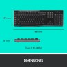 Logitech MK270 Combo Teclado y Ratón Inalámbricos