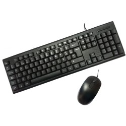 CoolBox PCC-KTR-001 Kit de Teclado y Ratón Negro
