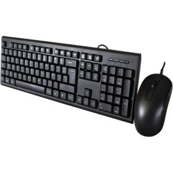 CoolBox PCC-KTR-001 Kit de Teclado y Ratón Negro