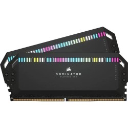 Corsair Dominator Platinum RGB DDR5 64GB (2x32GB) 6400MT/s CL32 Negro (CMT64GX5M2B6400C32)