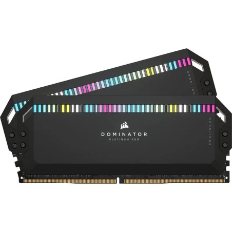 Corsair Dominator Platinum RGB DDR5 64GB (2x32GB) 6400MT/s CL32 Negro (CMT64GX5M2B6400C32)