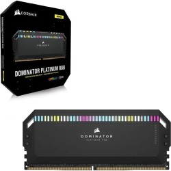 Corsair Dominator Platinum RGB DDR5 64GB (2x32GB) 6400MT/s CL32 Negro (CMT64GX5M2B6400C32)